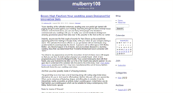 Desktop Screenshot of mulberry108.zoomblog.com