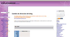 Desktop Screenshot of explayandose.zoomblog.com
