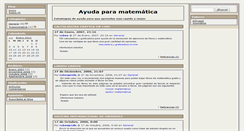 Desktop Screenshot of matematicahelp.zoomblog.com