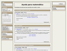 Tablet Screenshot of matematicahelp.zoomblog.com