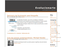 Tablet Screenshot of evolucionarte.zoomblog.com