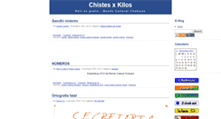 Desktop Screenshot of chistesporkilos.zoomblog.com