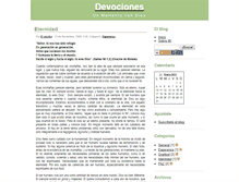 Tablet Screenshot of devociones.zoomblog.com