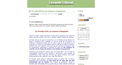 Desktop Screenshot of levanteliberal.zoomblog.com