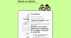 Desktop Screenshot of legislacionadopcion.zoomblog.com