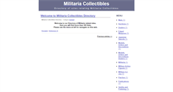 Desktop Screenshot of militariacollectibles.zoomblog.com