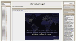 Desktop Screenshot of informativogospel1.zoomblog.com