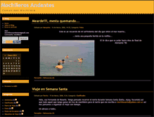 Tablet Screenshot of mochilerosandantes.zoomblog.com
