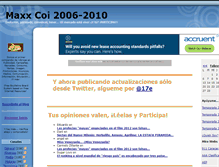 Tablet Screenshot of maxxcoi.zoomblog.com
