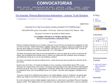 Tablet Screenshot of convocatorias.zoomblog.com