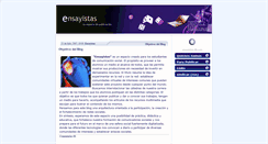 Desktop Screenshot of ensayistas.zoomblog.com