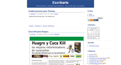 Desktop Screenshot of escribarte.zoomblog.com