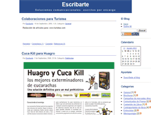 Tablet Screenshot of escribarte.zoomblog.com