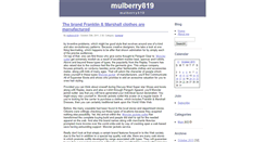 Desktop Screenshot of mulberry819.zoomblog.com