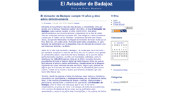 Desktop Screenshot of elavisadordebadajoz.zoomblog.com