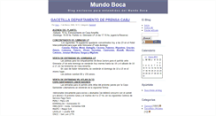 Desktop Screenshot of mundoboca.zoomblog.com