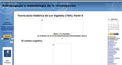 Desktop Screenshot of antropogogia.zoomblog.com