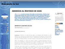 Tablet Screenshot of buscandolaluz.zoomblog.com