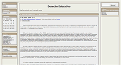 Desktop Screenshot of derechoeducativo.zoomblog.com