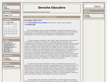 Tablet Screenshot of derechoeducativo.zoomblog.com