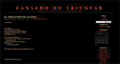 Desktop Screenshot of cansadodetriunfar.zoomblog.com