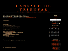 Tablet Screenshot of cansadodetriunfar.zoomblog.com