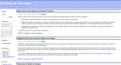 Desktop Screenshot of egrupos.zoomblog.com