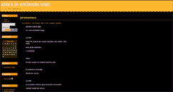 Desktop Screenshot of ahoraloentiendotodo.zoomblog.com