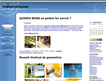Tablet Screenshot of matematiques.zoomblog.com
