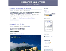Tablet Screenshot of buscandolasovejas.zoomblog.com