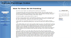 Desktop Screenshot of canvaspaintingsindex.zoomblog.com
