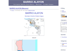 Tablet Screenshot of barrioalayon.zoomblog.com