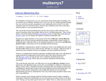 Tablet Screenshot of mulberryx7.zoomblog.com