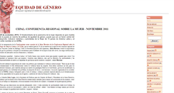 Desktop Screenshot of equidadegenero.zoomblog.com