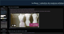 Desktop Screenshot of larousmujeresartistas.zoomblog.com