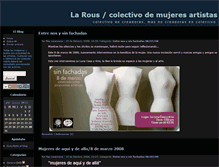 Tablet Screenshot of larousmujeresartistas.zoomblog.com