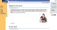Desktop Screenshot of garraneuquen.zoomblog.com