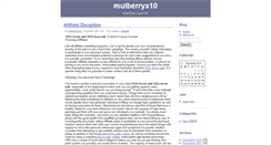 Desktop Screenshot of mulberryx10.zoomblog.com