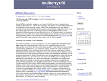 Tablet Screenshot of mulberryx10.zoomblog.com
