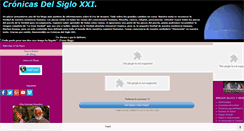 Desktop Screenshot of cronicasiglo21.zoomblog.com