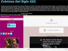Tablet Screenshot of cronicasiglo21.zoomblog.com