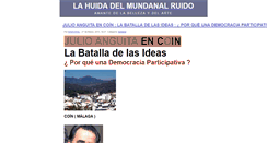 Desktop Screenshot of huidadelmundanalruido.zoomblog.com
