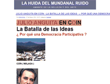 Tablet Screenshot of huidadelmundanalruido.zoomblog.com