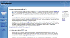 Desktop Screenshot of langxiao123.zoomblog.com