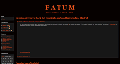 Desktop Screenshot of fatum.zoomblog.com