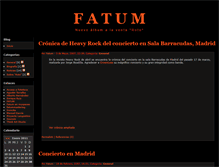 Tablet Screenshot of fatum.zoomblog.com
