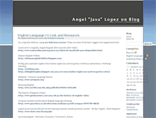 Tablet Screenshot of ajlopezen.zoomblog.com