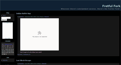 Desktop Screenshot of fretfulfork.zoomblog.com