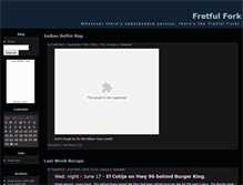 Tablet Screenshot of fretfulfork.zoomblog.com