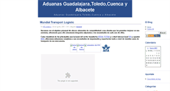 Desktop Screenshot of aduanasgalo.zoomblog.com